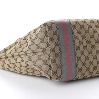 Gucci Monogram Patent Web Large Jolie Tote Pink 6 of 10