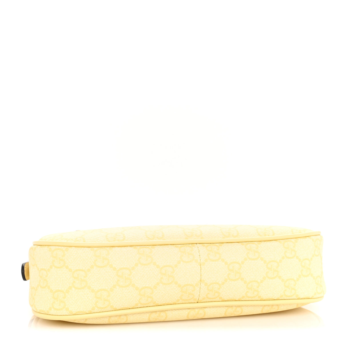GG Supreme Monogram Emblem Shoulder Bag Yellow