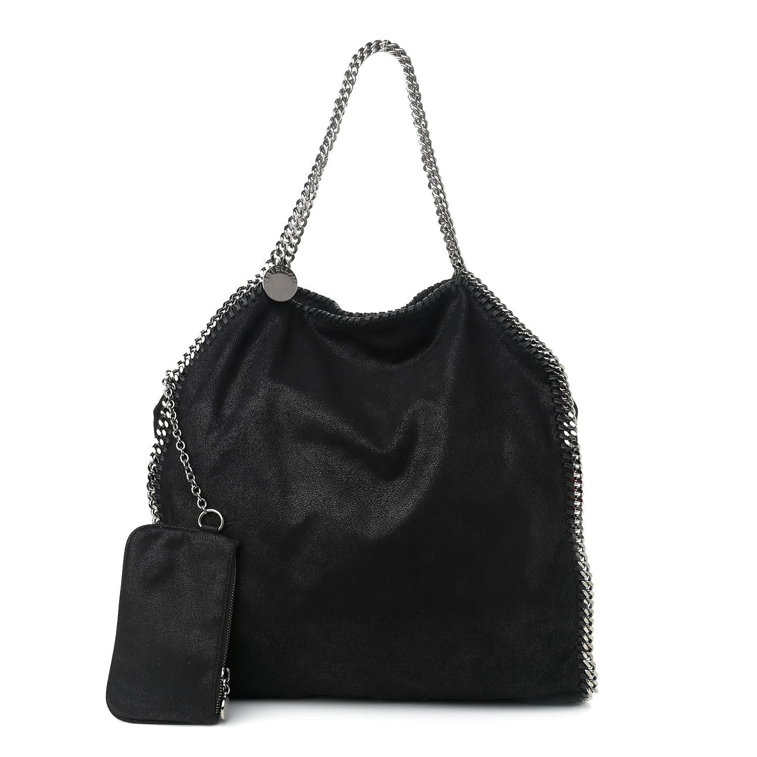 Stella McCartney Shaggy Deer Big Falabella Tote Black 1 of 11