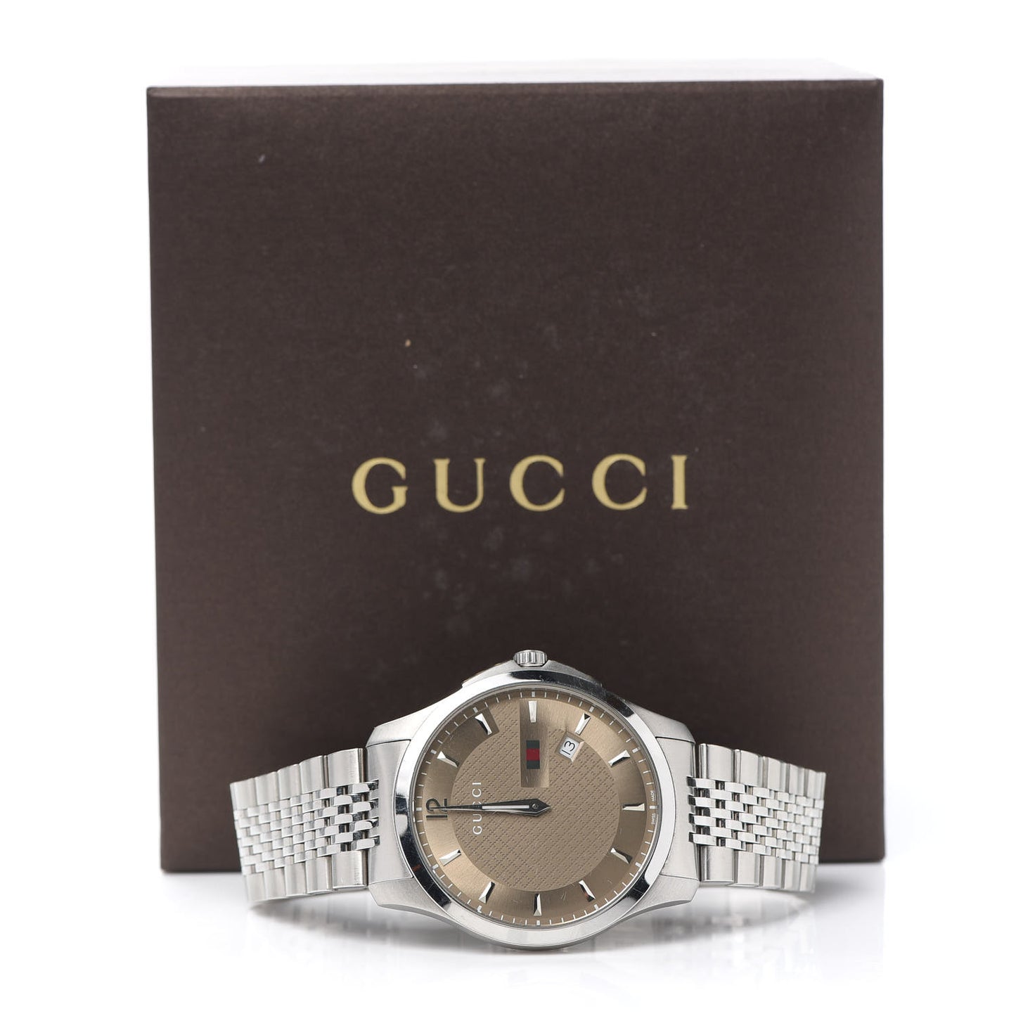 Stainless Steel 40mm G-Timeless Quartz Watch Brown