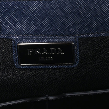 Prada Saffiano Briefcase  Baltico 6 of 6