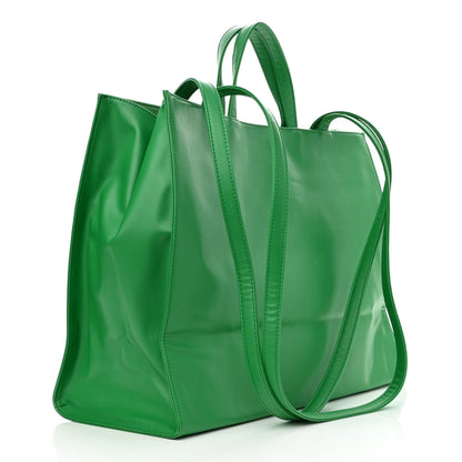 Telfar Vegan Leather Large Shopping Bag Greenscreen 3 of 11