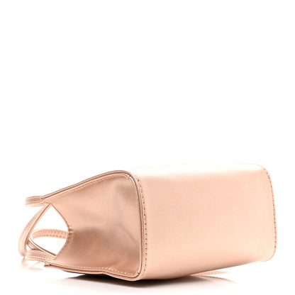 Telfar Metallic Vegan Leather Small Shopping Bag Copper 4 of 10