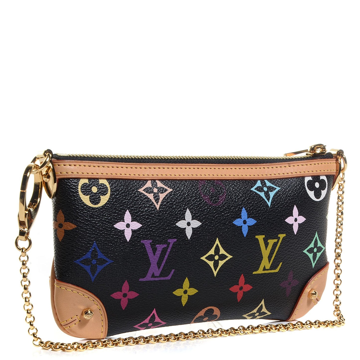 Monogram Multicolor Pochette Milla MM Black