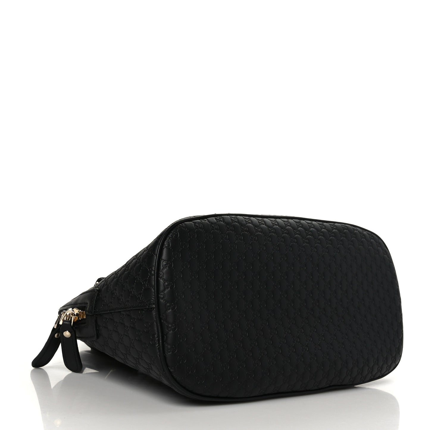 Microguccissima Medium Dome Bag Black