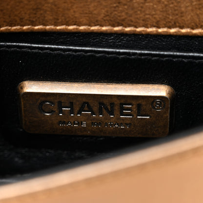 Chanel Galuchat Stingray Mini Boy Flap Gold 6 of 11