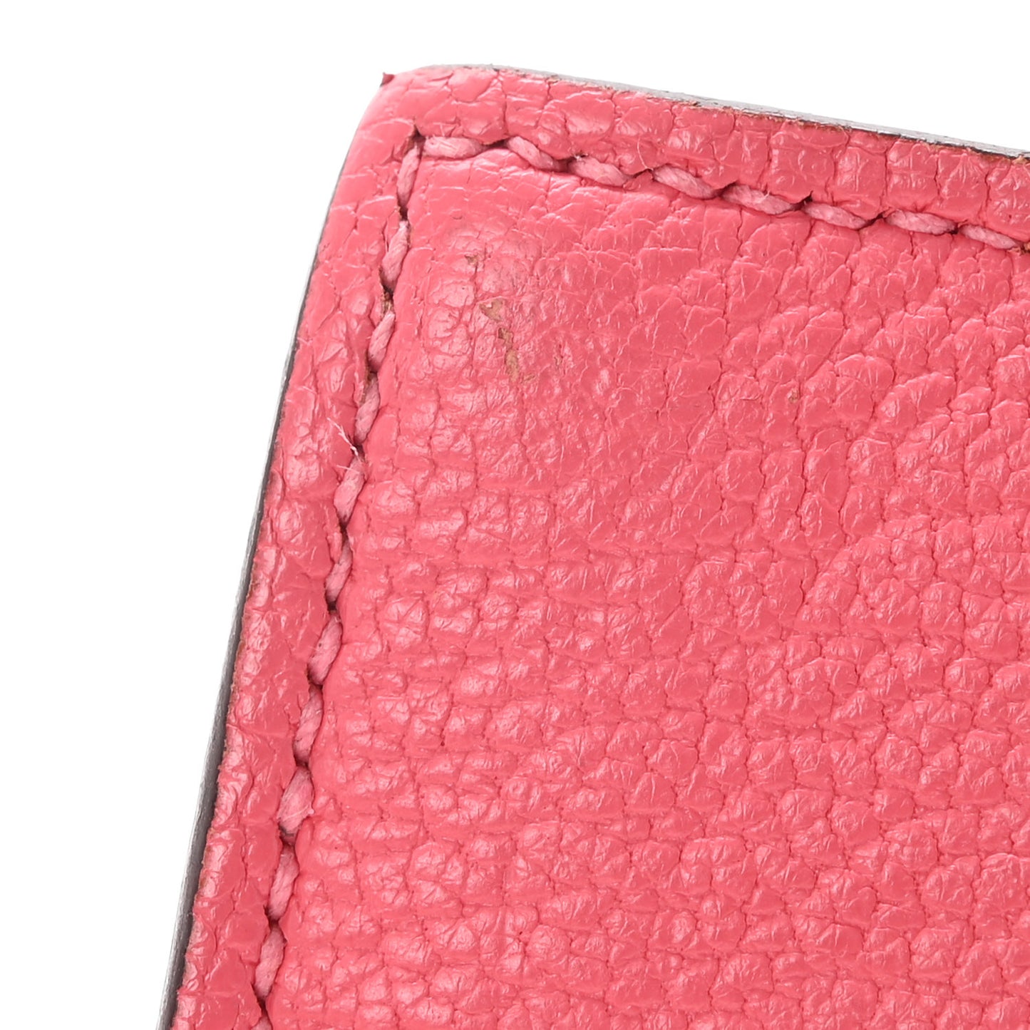 Chevre Mysore Bearn Gusset Wallet Rose Lipstick