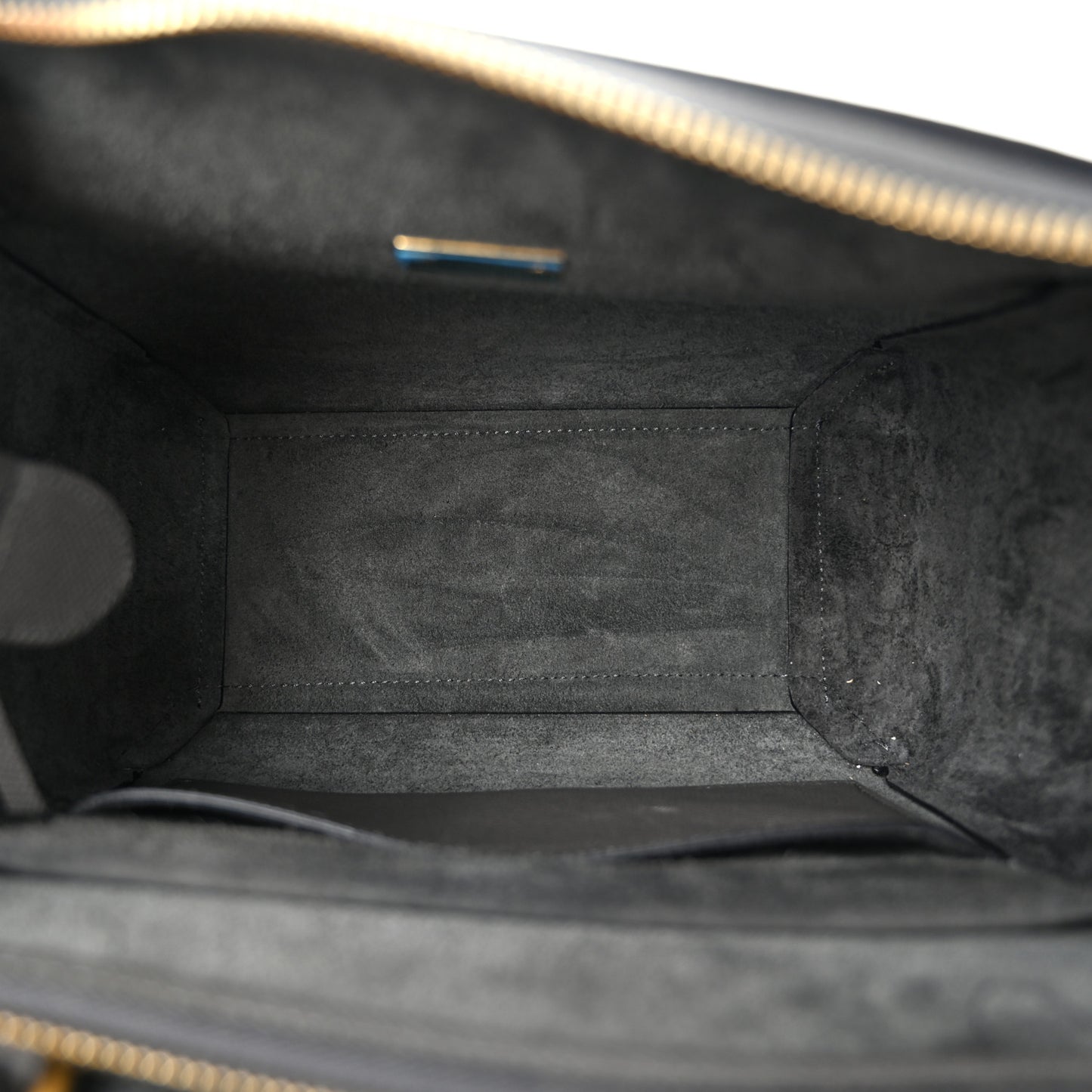 Grained Calfskin Micro Belt Bag Grey