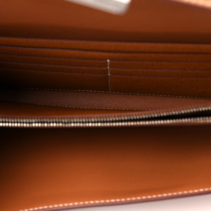 Hermes Epsom Constance Long Wallet To Go Gold 5 of 8