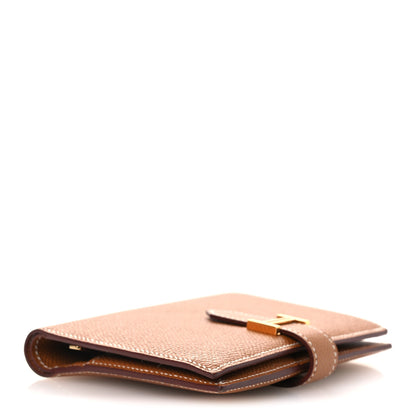 Hermes Epsom Bearn Compact Wallet Gold 4 of 8