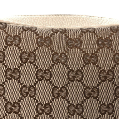 Gucci Monogram Dollar Calfskin Mini Bree Messenger Bag  Beige Ebony Avoire 6 of 8
