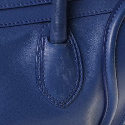 Celine Smooth Calfskin Mini Luggage Electric Blue 14 of 26