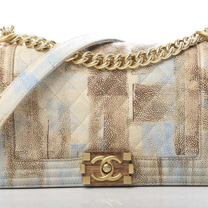 Chanel Painted Caviar Quilted Medium Boy In Cuba Flap Multicolor 8 of 11