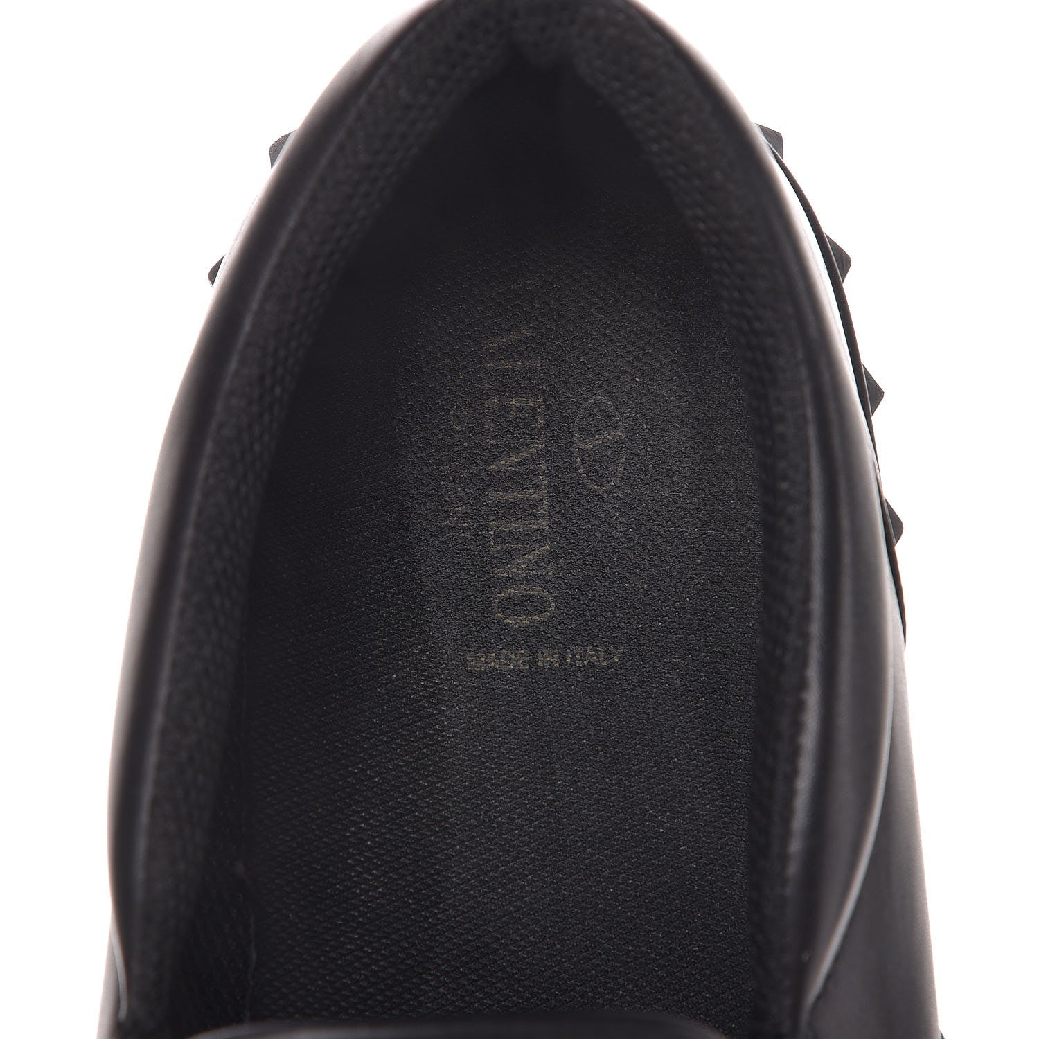 Valentino Garavani Vitello Rockstud Slip On Sneakers 43 Black 7 of 9