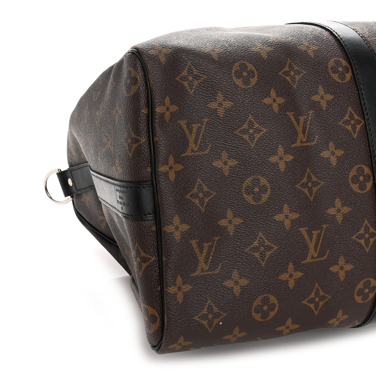 Monogram Macassar Keepall Bandouliere 45 Black