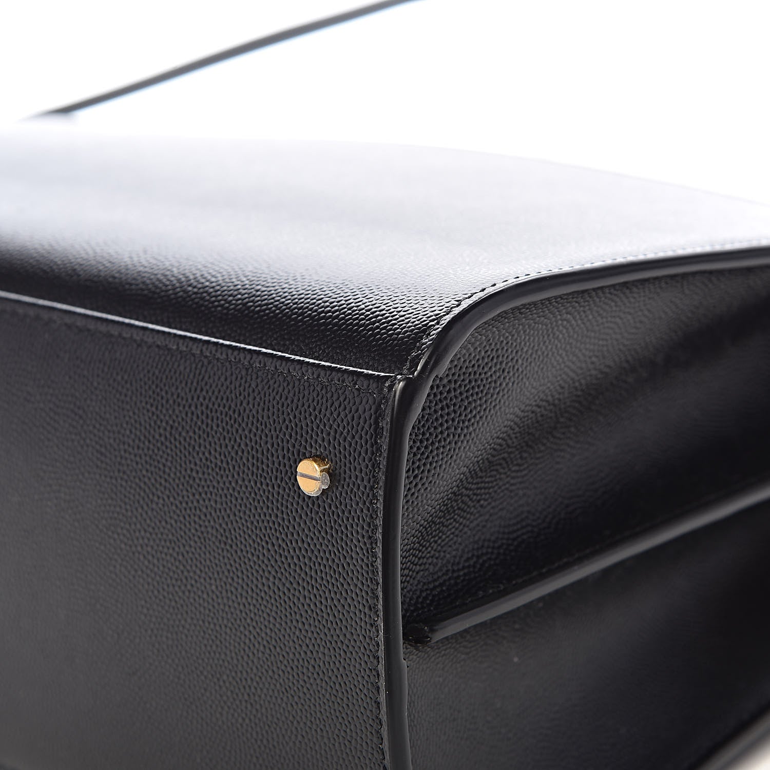 Saint Laurent Grain de Poudre Medium Classic Monogram Cassandra Top Handle Black Rouge Legion 13 of 14