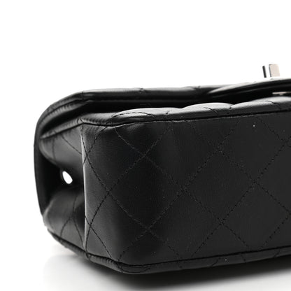 Chanel Lambskin Quilted Mini Rectangular Flap Black 8 of 9