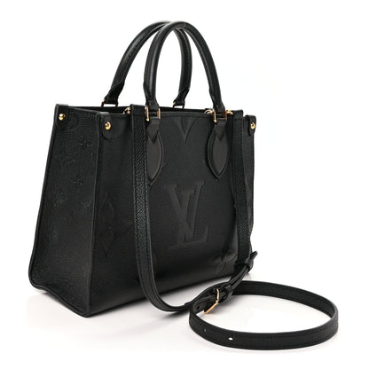 Louis Vuitton Empreinte Monogram Giant Onthego PM  Black 2 of 8