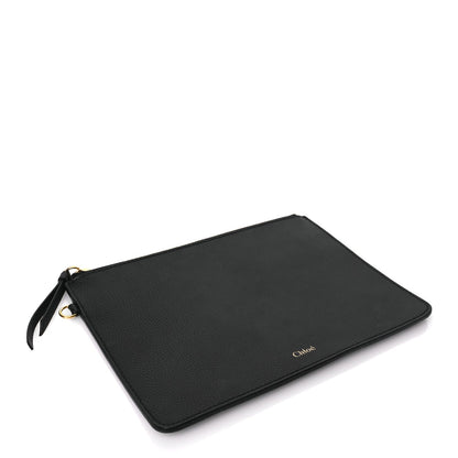 Chloe Smooth Grained Calfskin Aby Pouch Black 4 of 7