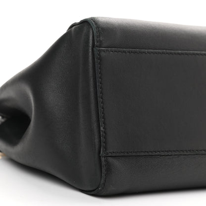 Fendi Nappa Mini Peekaboo Iconic Satchel Black 10 of 11