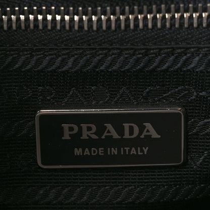 Prada Vitello Daino Side Pocket Tote Black 6 of 11