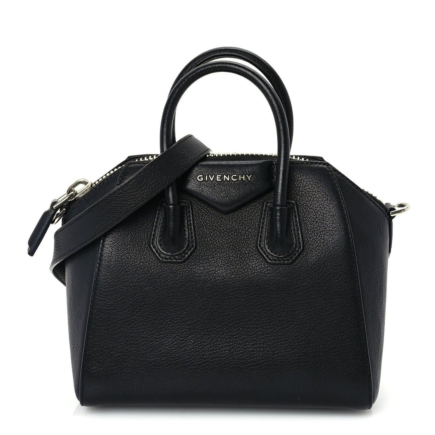 Sugar Goatskin Mini Antigona  Black