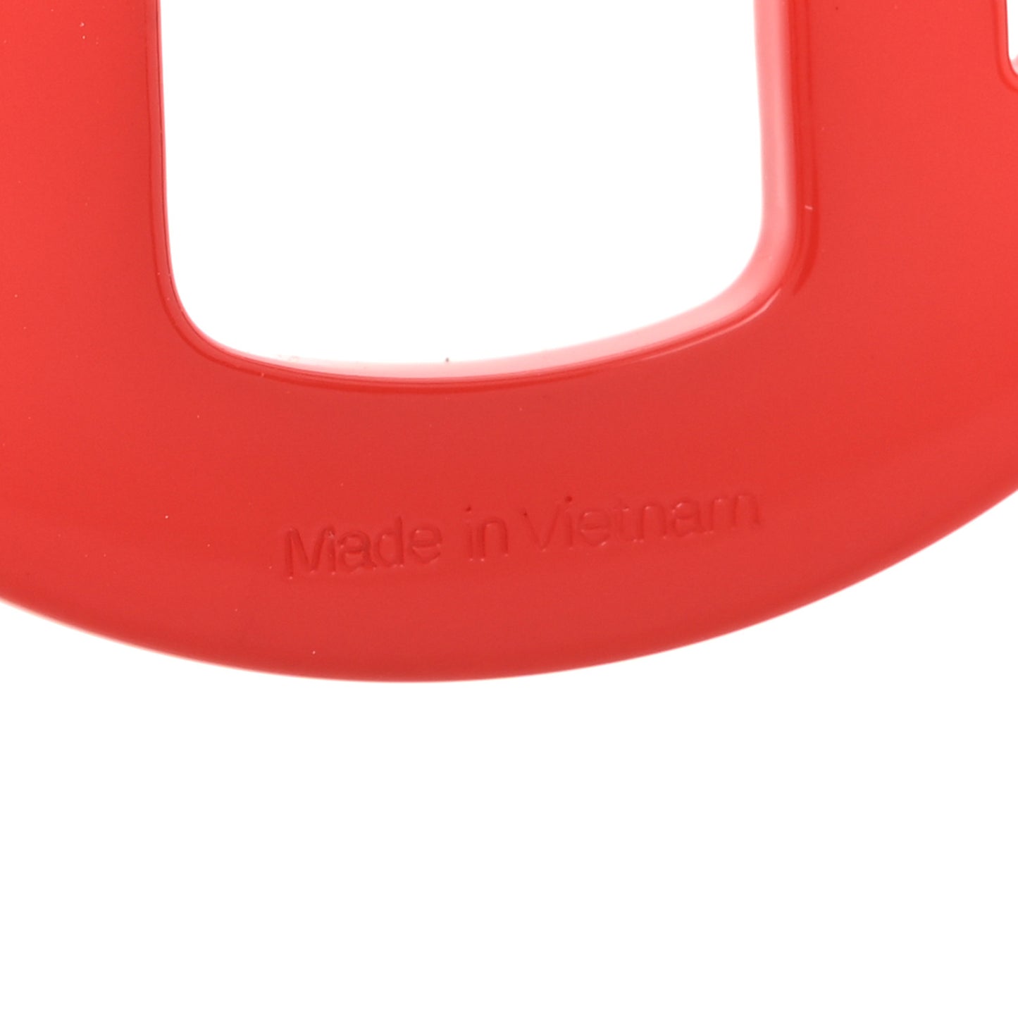 Lacquered Horn H Equipe Nautique Earring Tropique