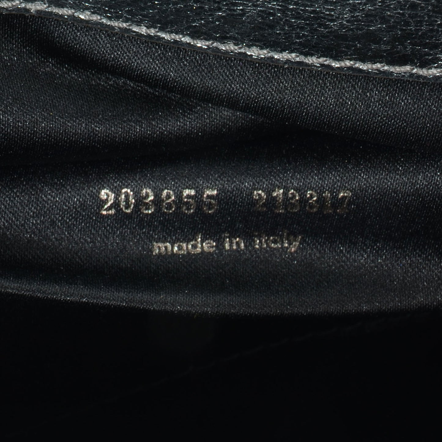 Leather Large Belle De Jour Clutch Silver