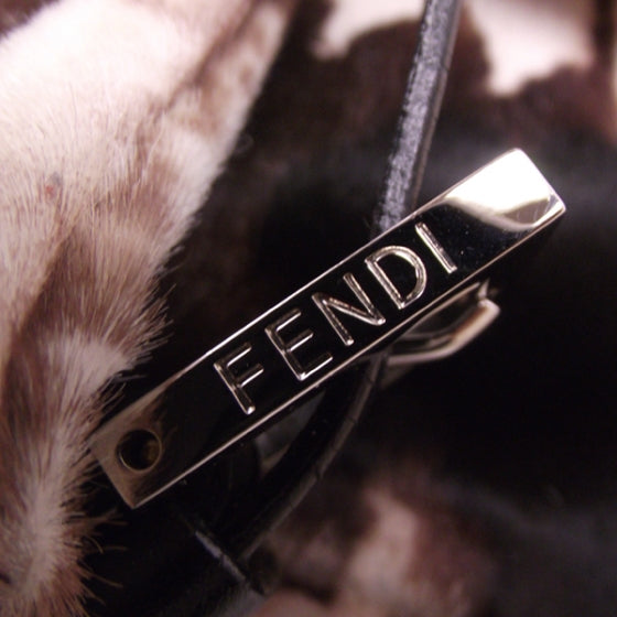 Fendi Calf Hair Zebra Print Baguette Handbag Bag 9 of 14