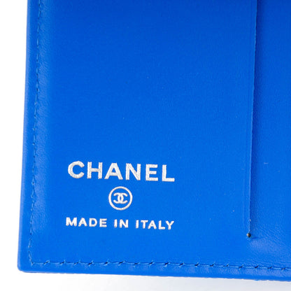 Chanel Caviar Quilted Card Holder Blue 5 of 6