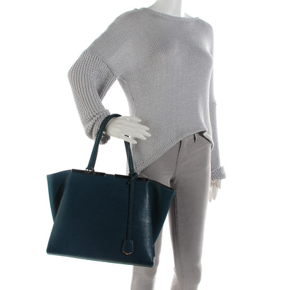 Fendi VItello Elite Flamingo Large 3Jours Tote Oceano 2 of 8