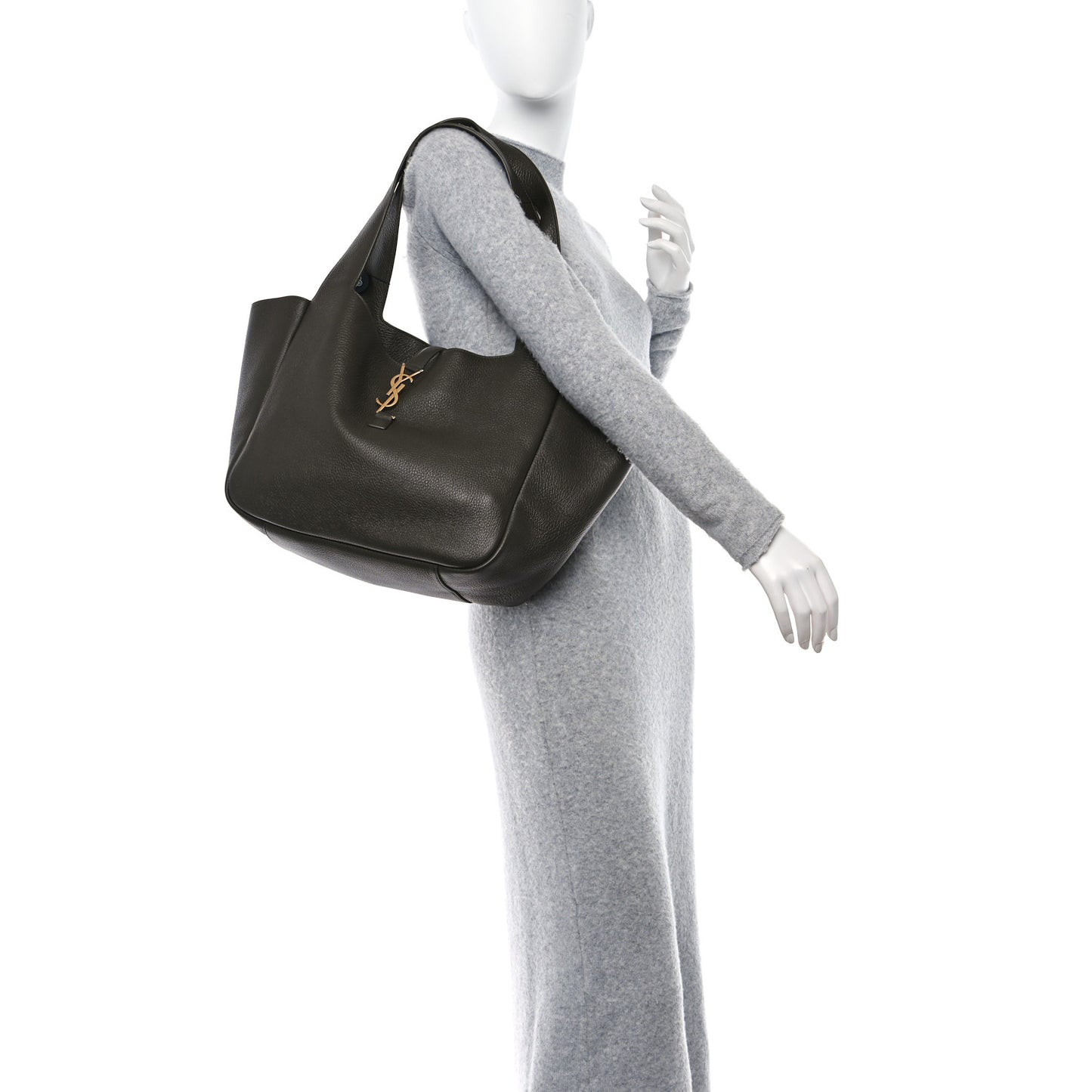 Grained Deerskin Bea Tote Musk