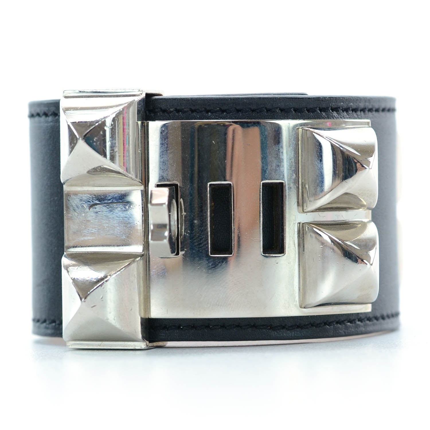 Hermes Chamonix Collier de Chien CDC Bracelet Black 2 of 7