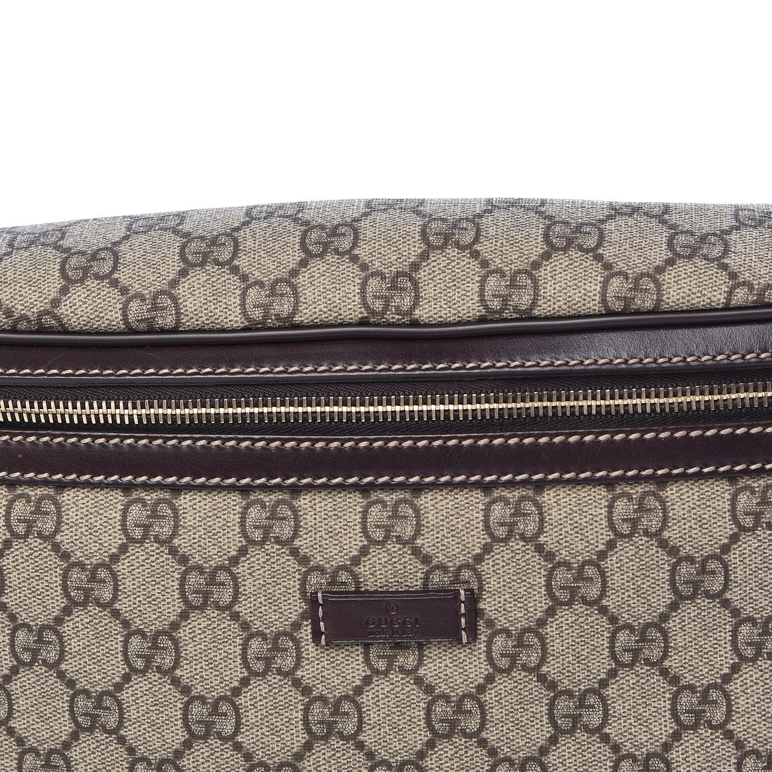 Gucci GG Plus Monogram Belt Bag Dark Brown 10 of 10