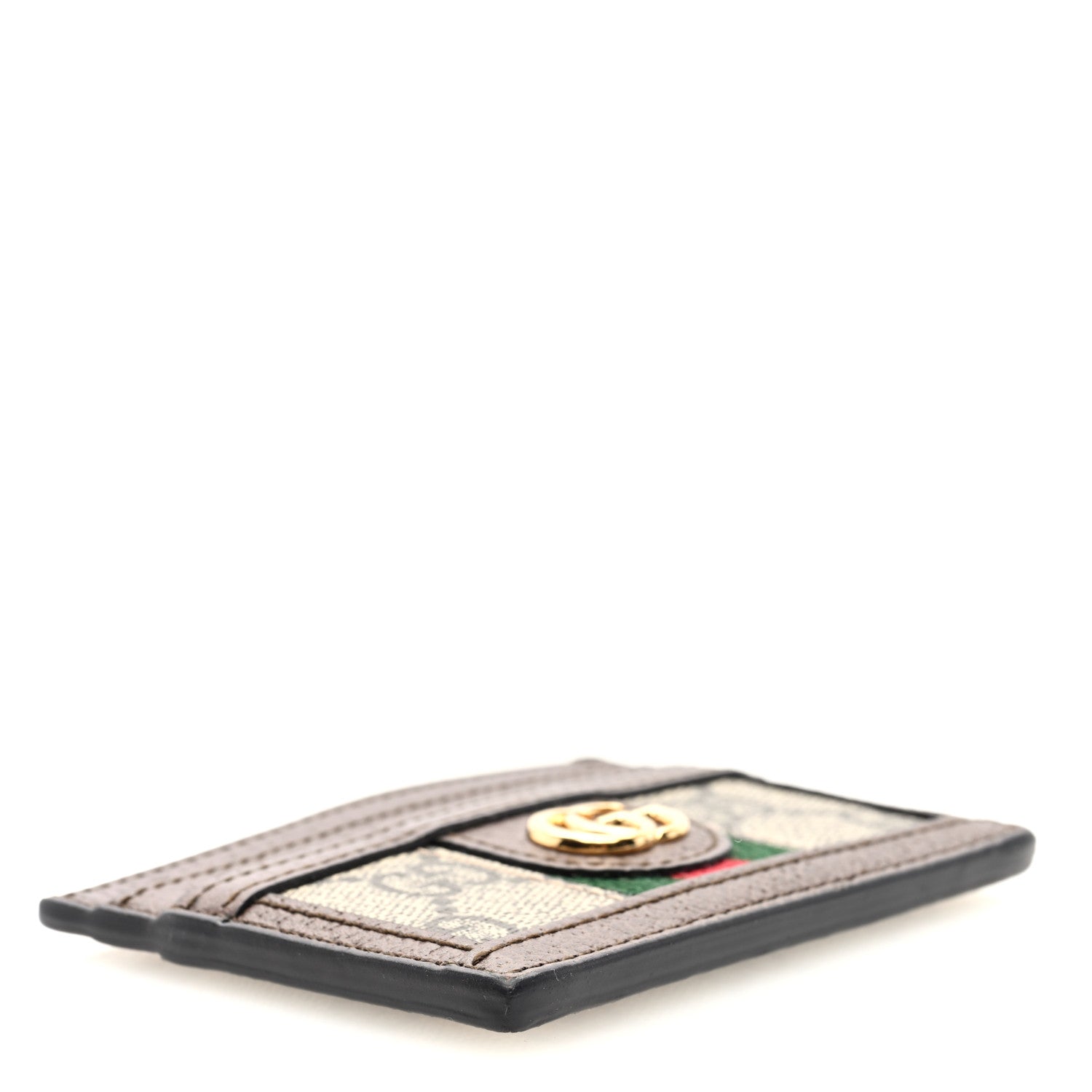 Gucci GG Supreme Monogram Ophidia Card Holder Brown 4 of 6