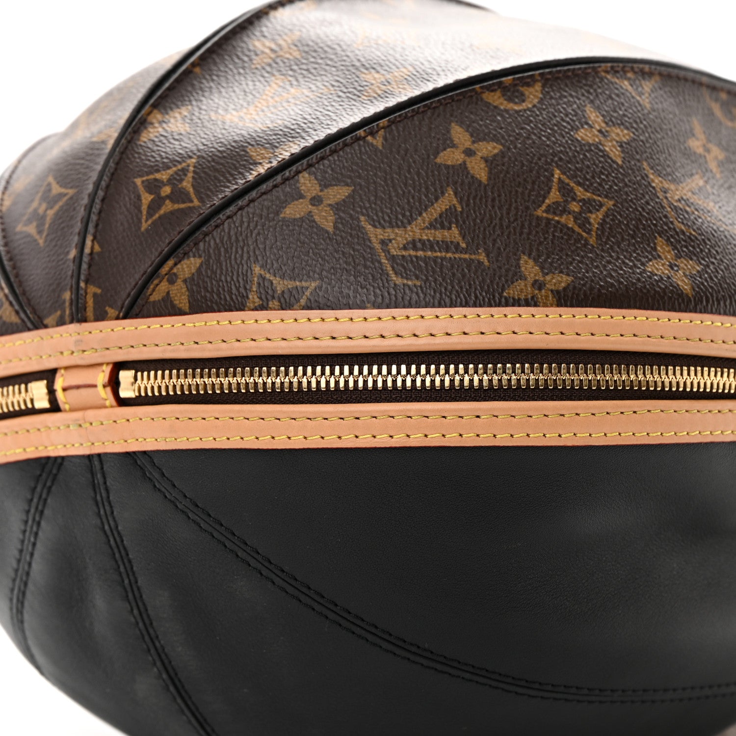 Louis Vuitton Monogram Braided Egg Bag Black 10 of 15