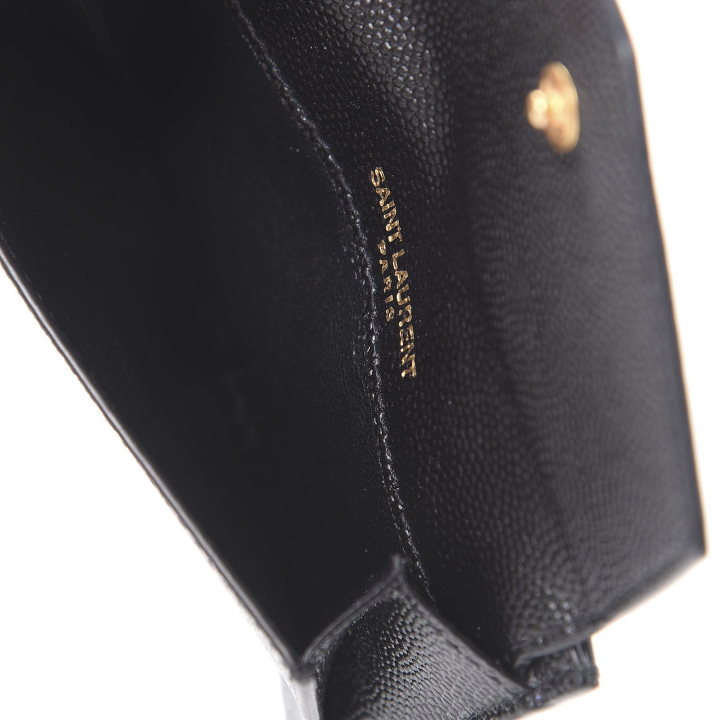 Grain De Poudre Uptown Monogram Card Case Black