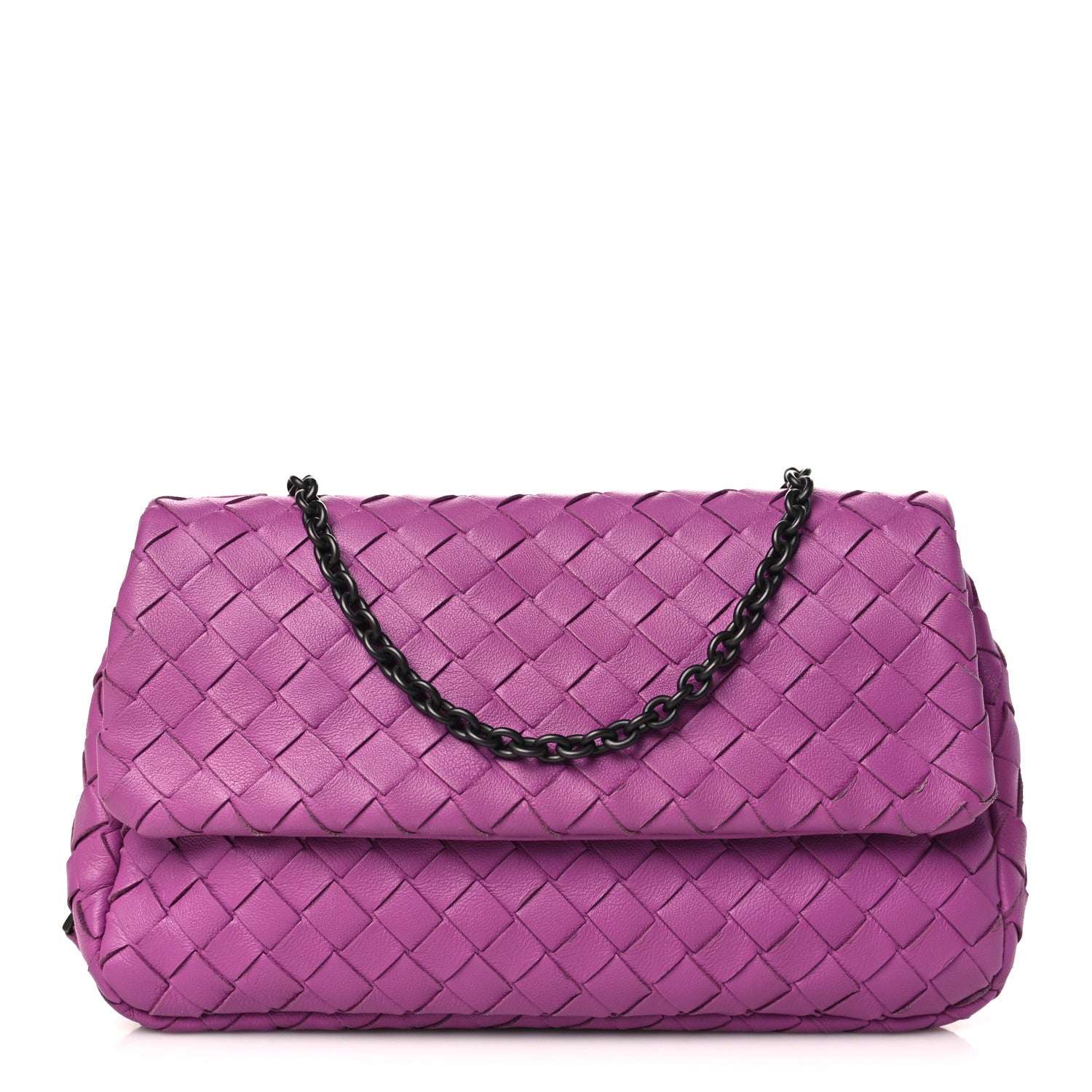 Bottega Veneta Nappa Intrecciato Mini Messenger Bag Peony 1 of 9