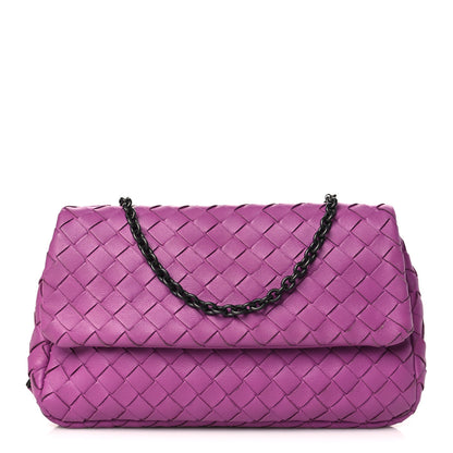 Bottega Veneta Nappa Intrecciato Mini Messenger Bag Peony 1 of 9