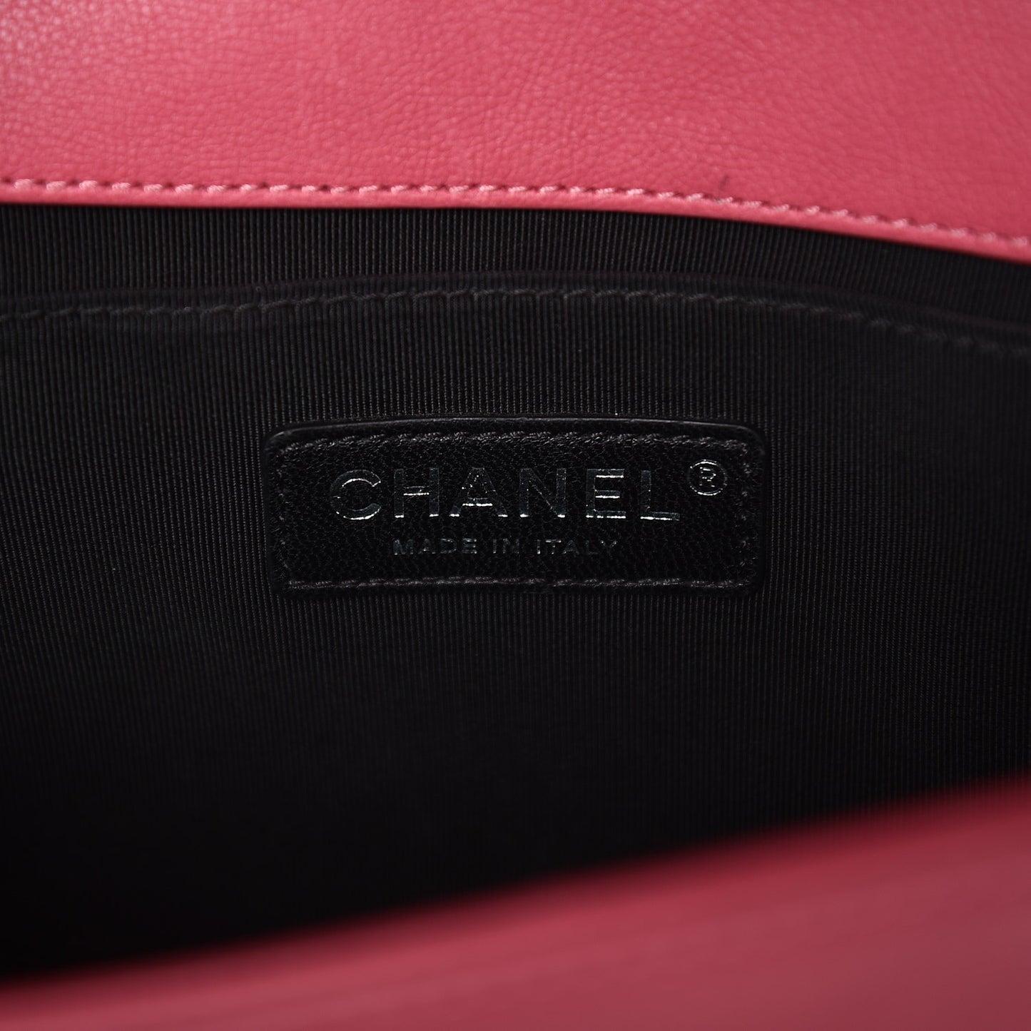 Calfskin Quilted Medium Boy Flap Pink