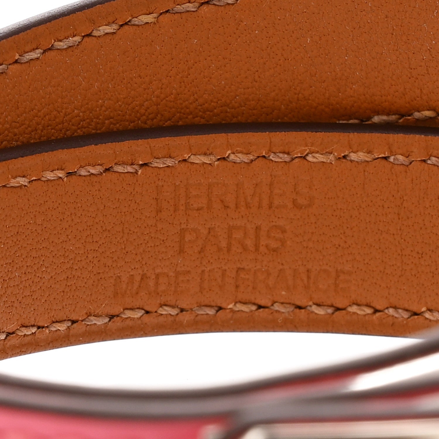 Hermes Swift Kelly Double Tour Bracelet T2  Rose Azalee 4 of 6