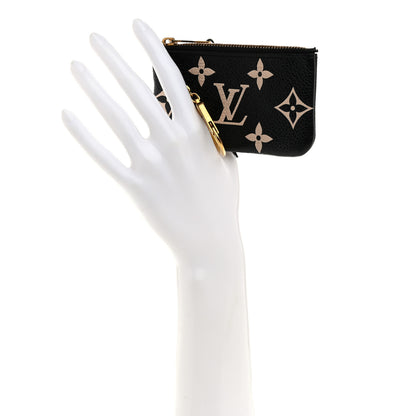 Louis Vuitton Empreinte Monogram Giant Key Pouch Black Beige 2 of 7