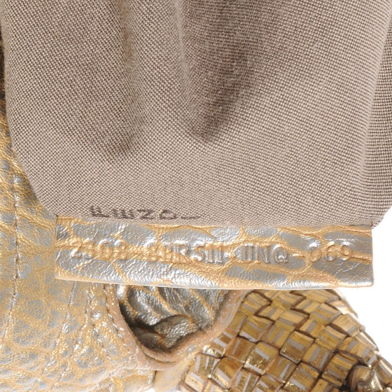 Nappa Nuvolata Bimetal Spy Oro Argento