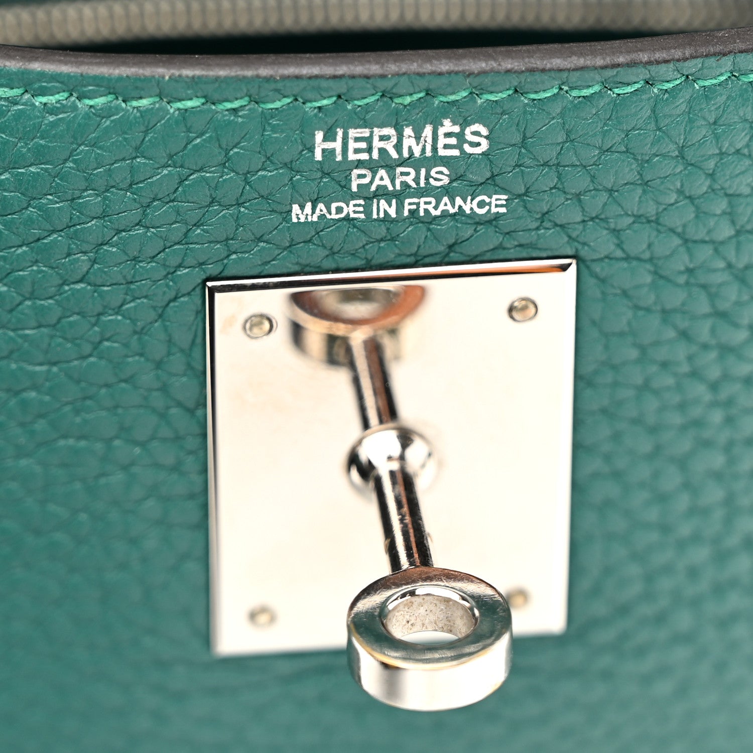 Hermes Togo Kelly Retourne 28 Malachite 6 of 10