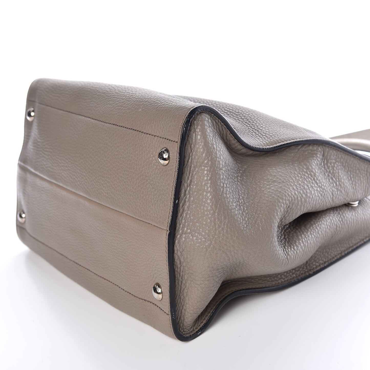 Vitello Daino Shopping Tote Argilla