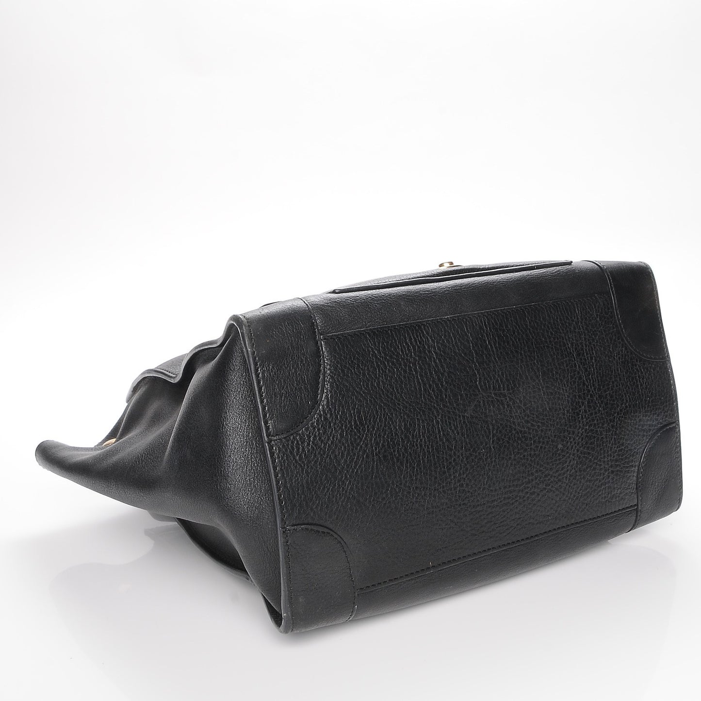 Smooth Calfskin Mini Envelope Luggage Black