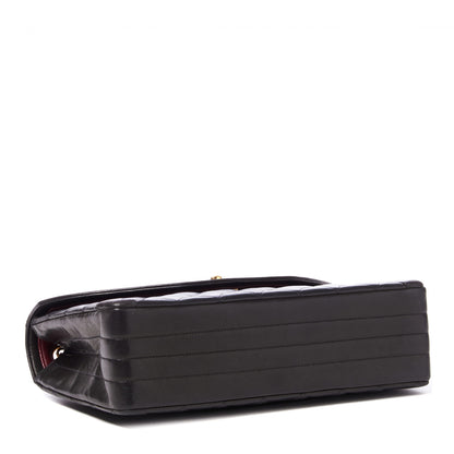 Chanel Lambskin Quilted Medium Single Flap Black 3 of 9