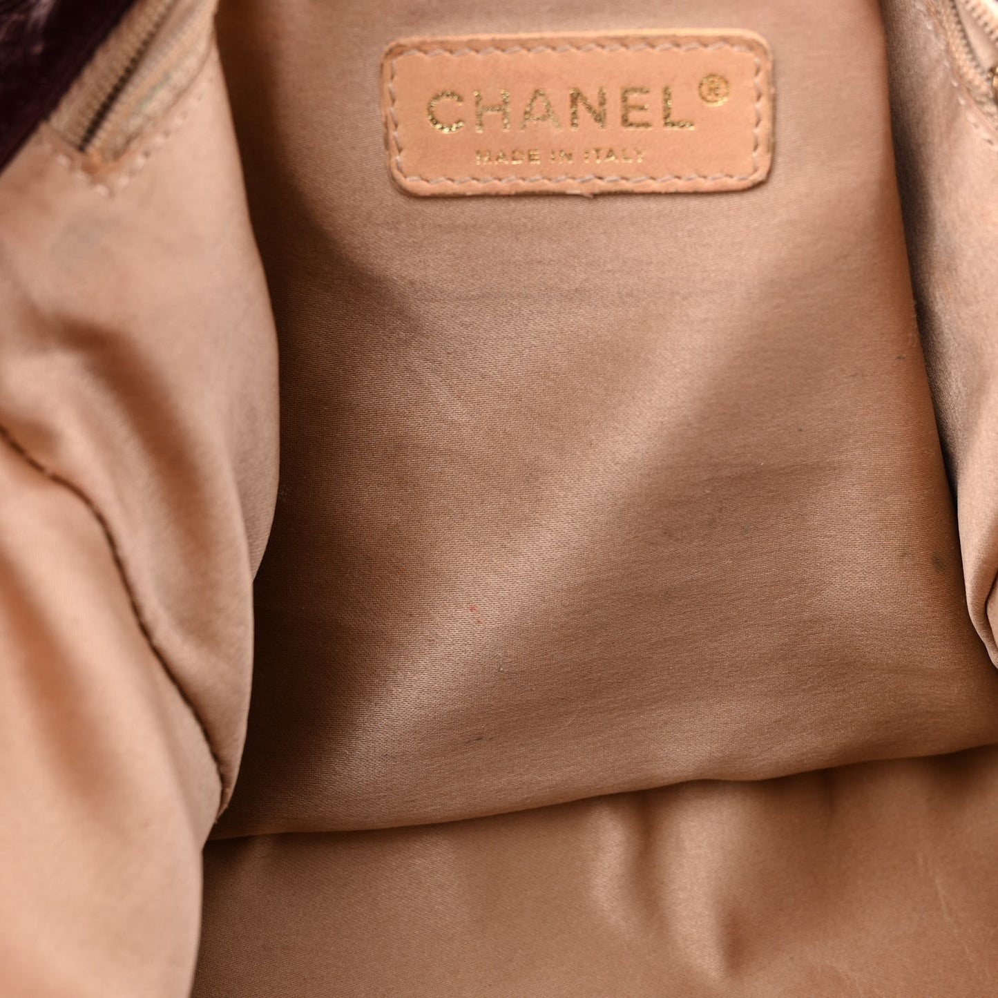 Vinyl Medium Rock and Chain Flap Bordeaux