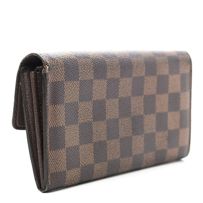 Louis Vuitton Damier Ebene Sarah Wallet 3 of 7