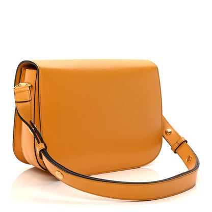Gucci Textured Calfskin Horsebit 1955 Shoulder Bag  Yellow 2 of 8
